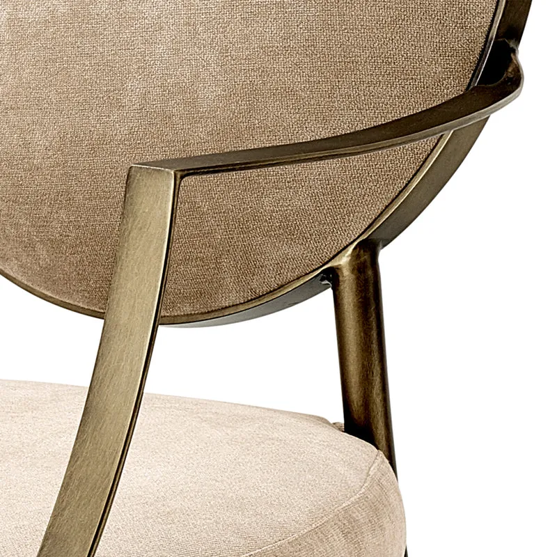 Dining Chair Scribe - Greige Velvet