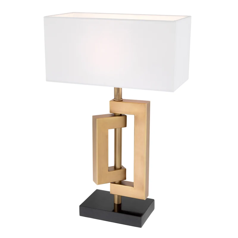 Table Lamp Leroux Antique brass | granite base