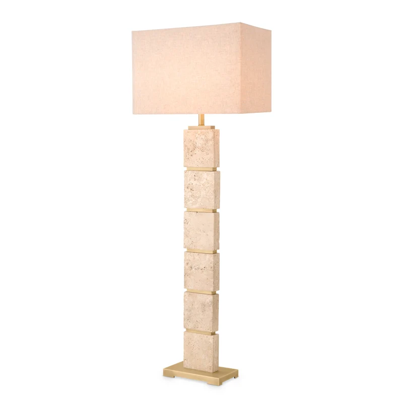 Floor Lamp Newton Travertine