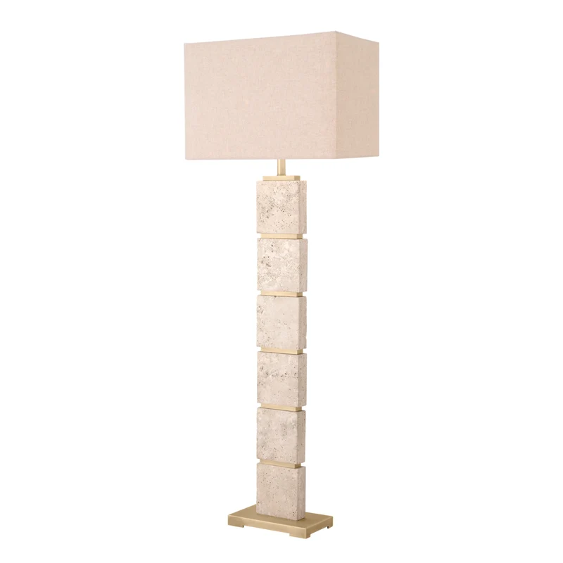 Floor Lamp Newton Travertine