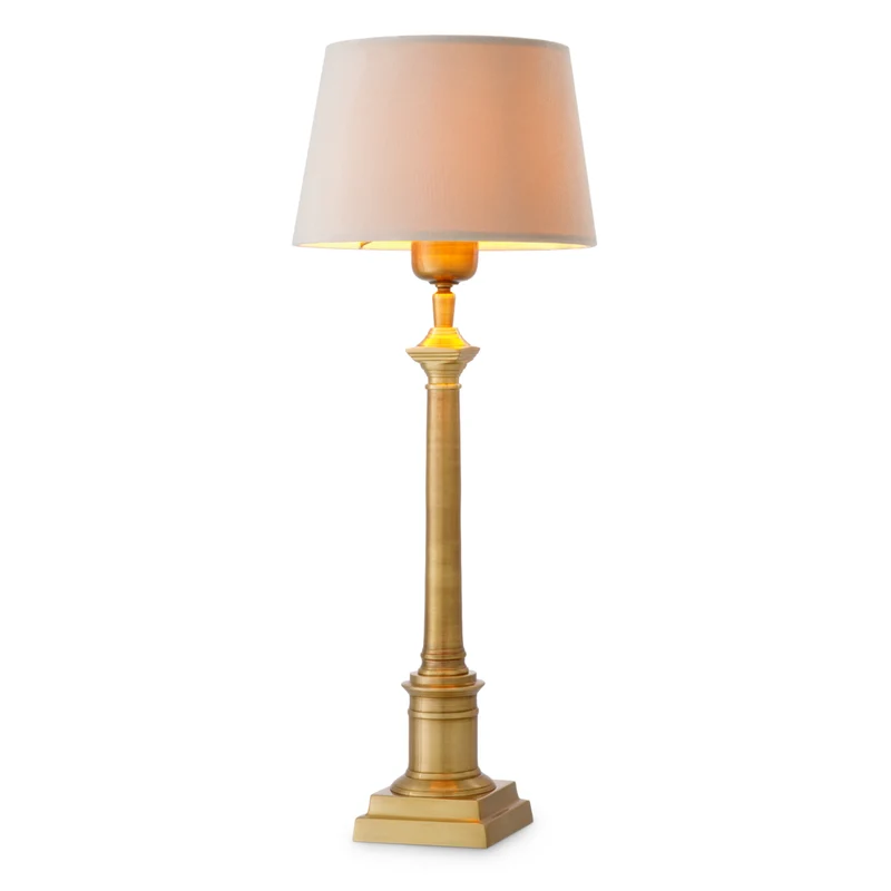Table Lamp Cologne S Antique Brass