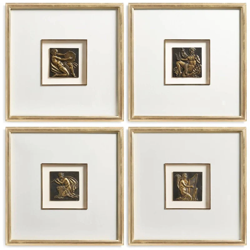 The Music of Bronze Shadow Boxes – Set of 4