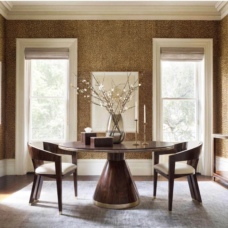 Terra Ziricote Round Dining Table - 152cm