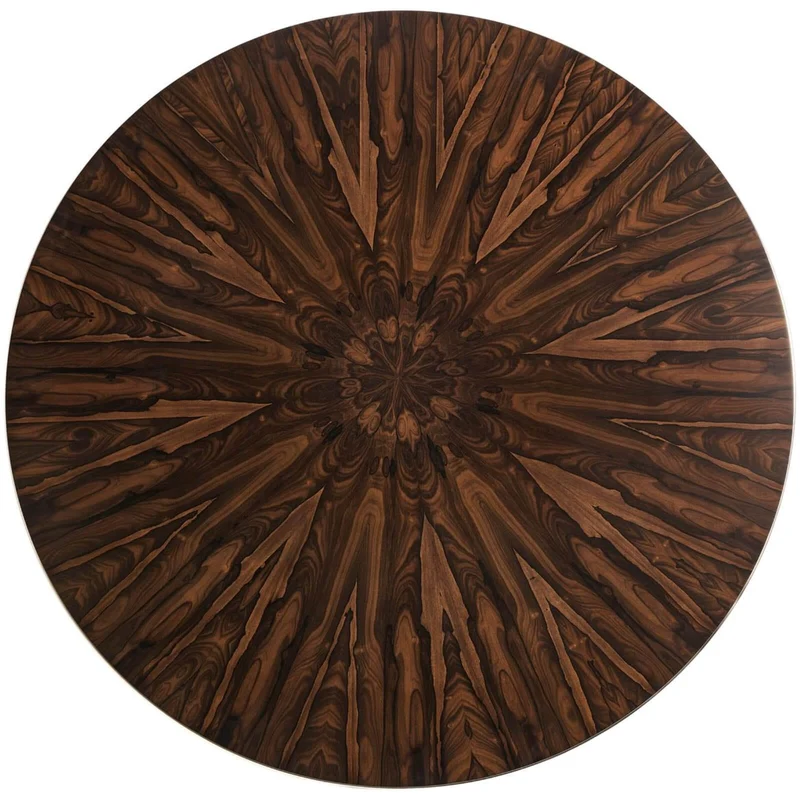 Terra Ziricote Round Dining Table - 152cm