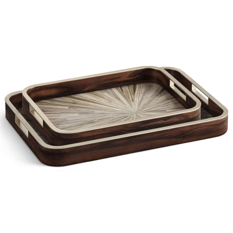 Terra Rectangular Tray - Set of 2