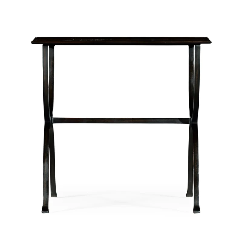 Horseshoe Side Table in Bronze