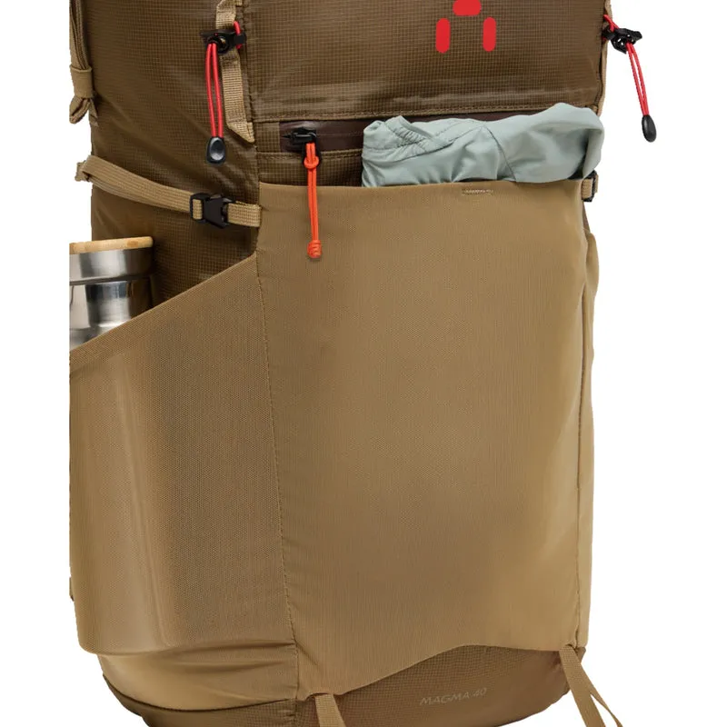 Haglöfs Magma Roll-top 40 WR - Mochila de senderismo 52 cm (teak brown/oak brown)