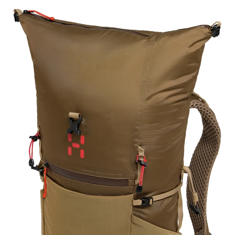 Haglöfs Magma Roll-top 40 WR - Mochila de senderismo 52 cm (teak brown/oak brown)