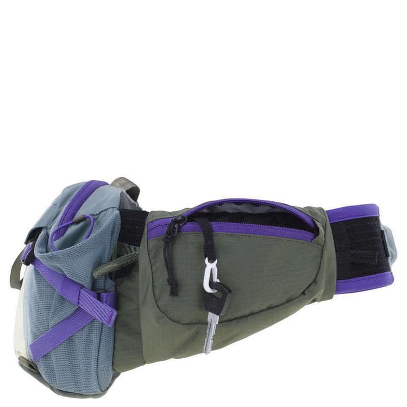 Evoc Hip Pack Pro 3 Hydration 1.5L - Riñonera 28 cm (steel/violet/dark olive)
