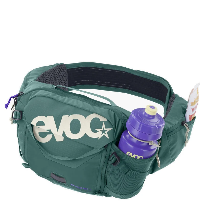 Evoc Hip Pack Pro 3 Hydration 1.5L - Riñonera 28 cm (bottle green)