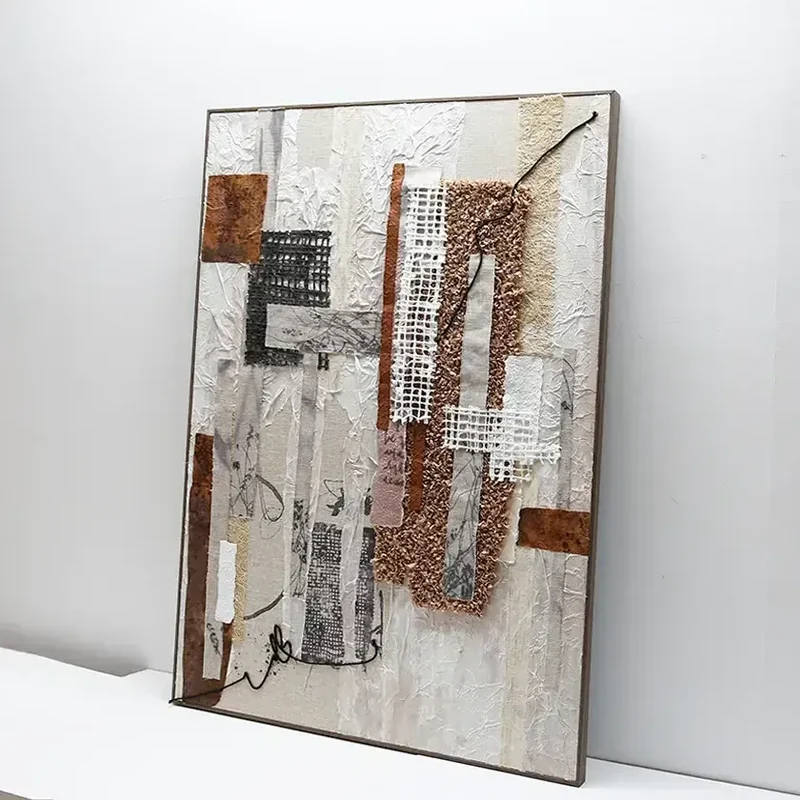 Inheritance Mixed Media Paper and Textile Wall Sculpture