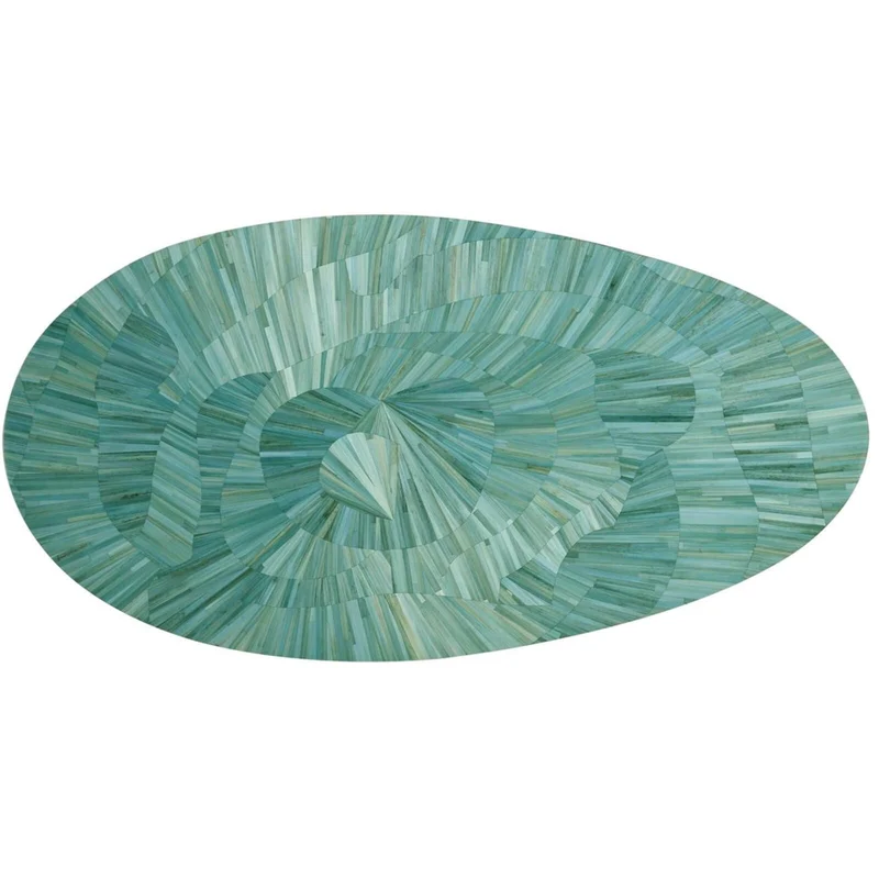Seaglass Oval Coffee Table