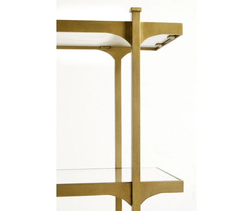 Etagere Contemporary Three-Tier - Gold