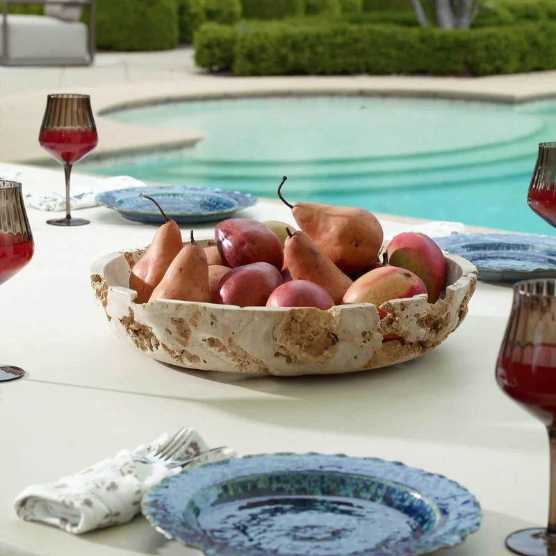 Quarried Stone Indoor-Outdoor Bowl