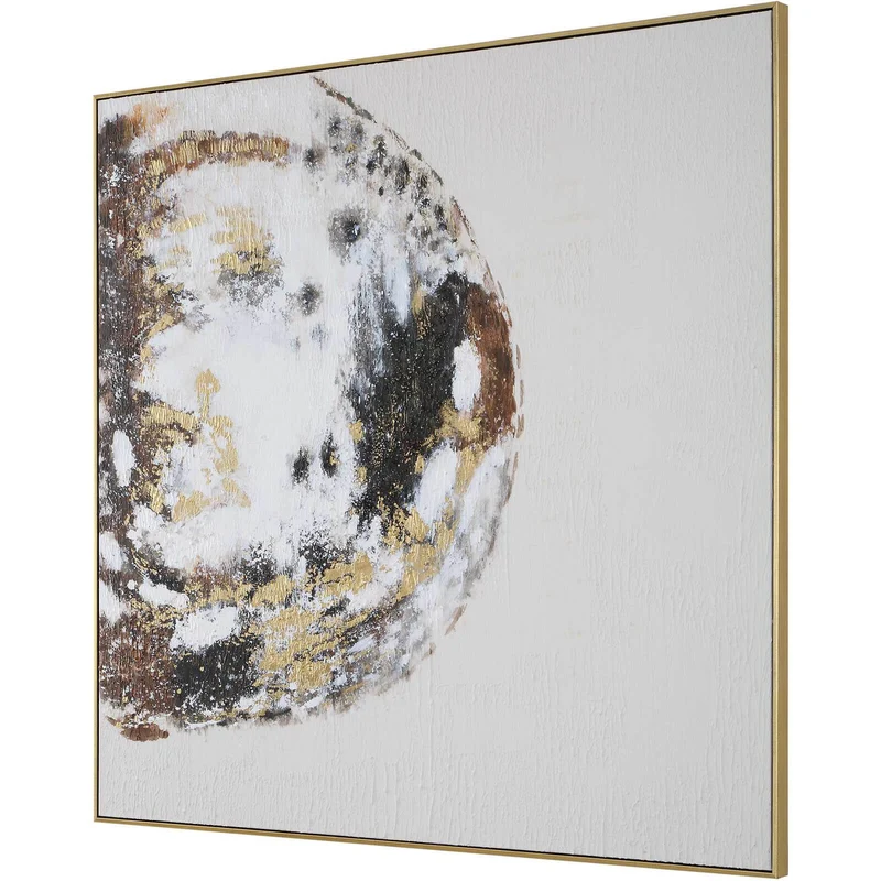 Moon Landing Hand Painted Abstract Art