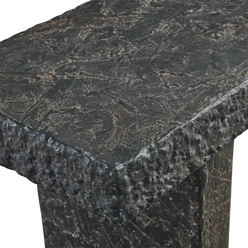 Hagan Indoor-Outdoor Console Table in Slate