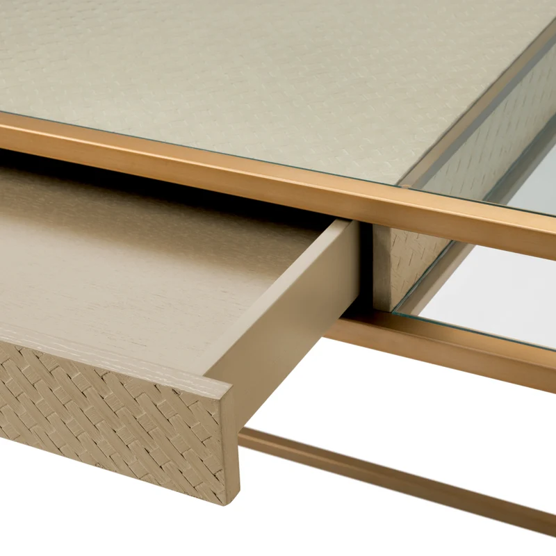 Desk Napa Valley Woven washed oak veneer