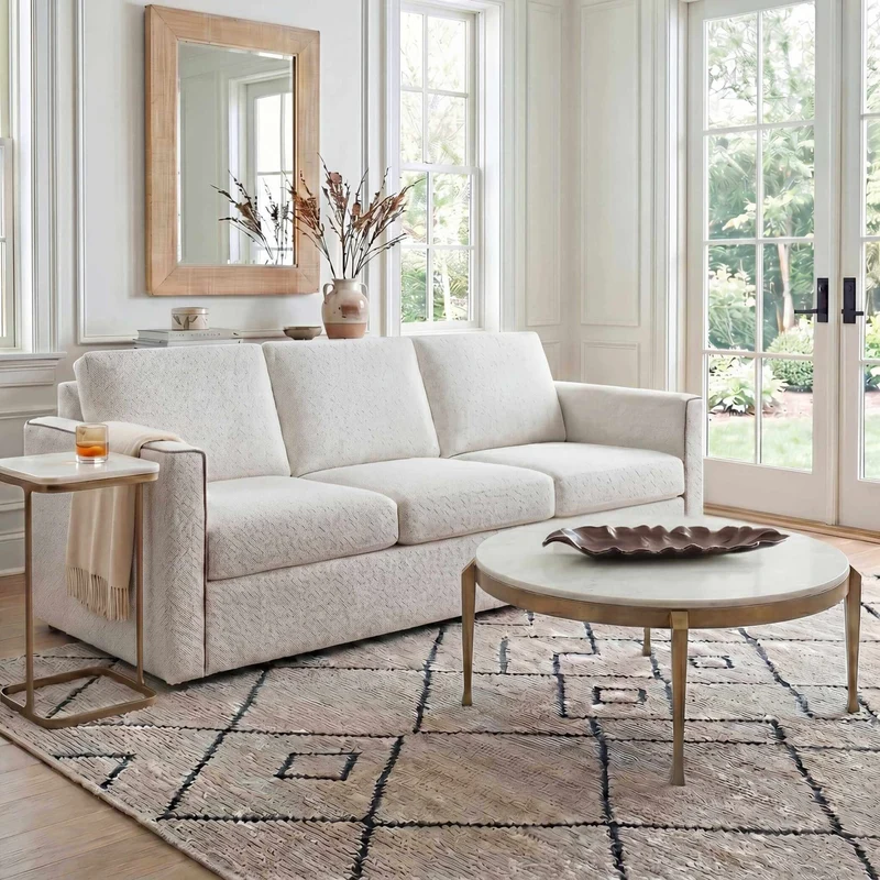 Tylan Round Marble Coffee Table