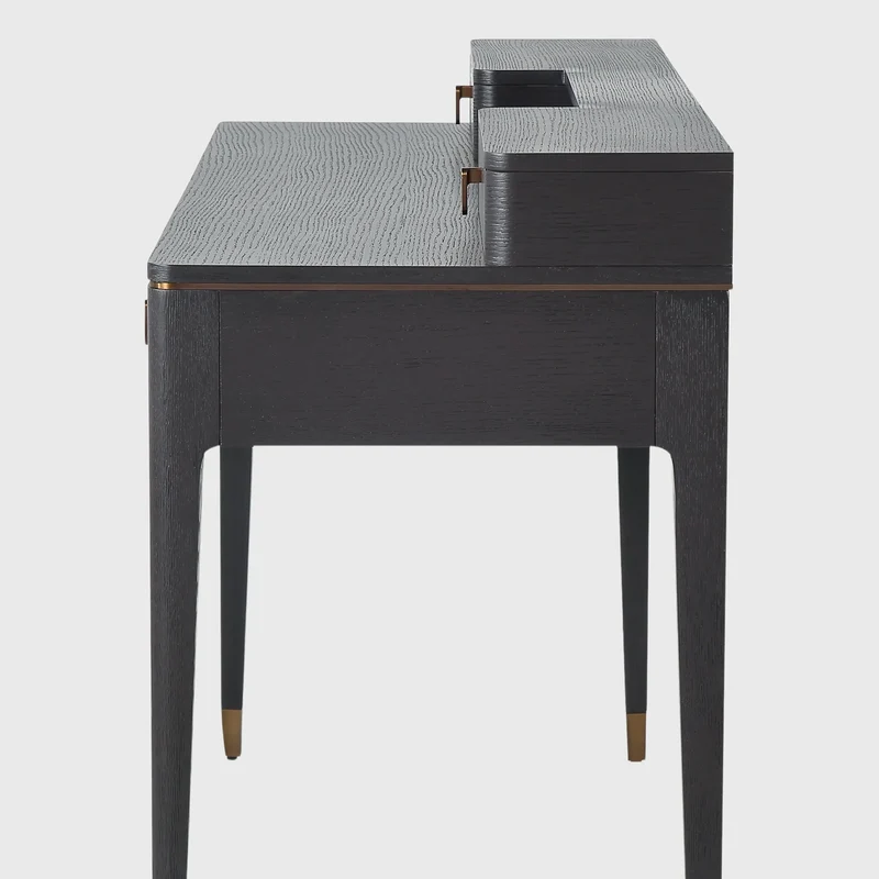 Studio Desk With 5 Drawers in Macchiato