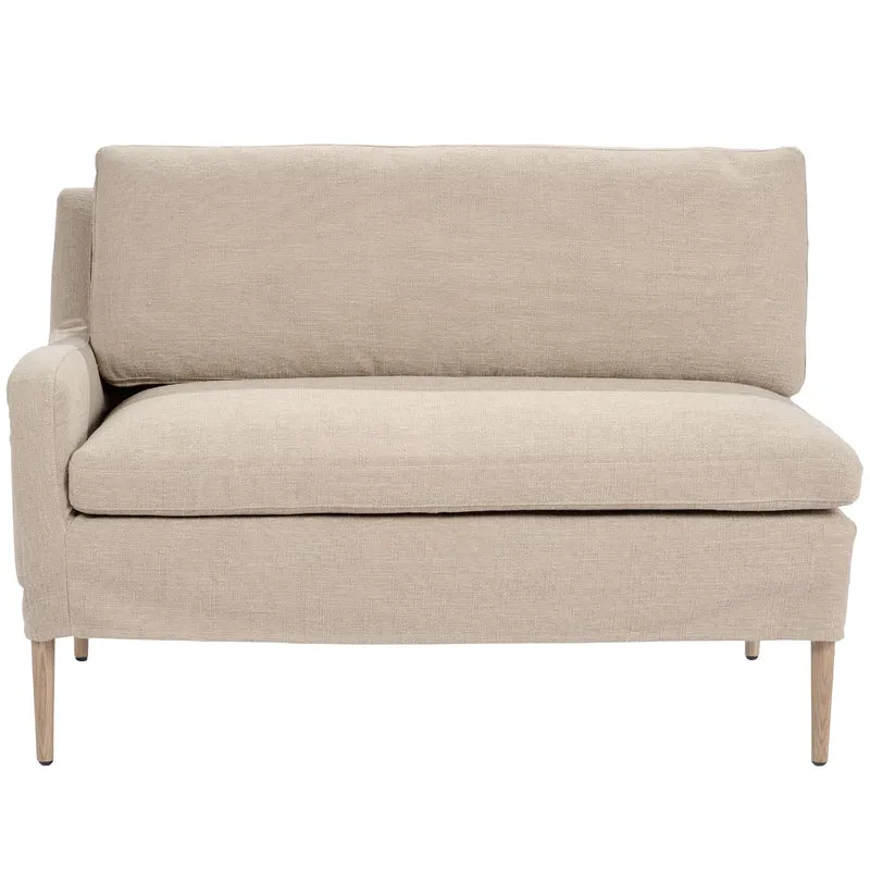 Pensham Upholstered Bench - Left-Hand-Facing Unit