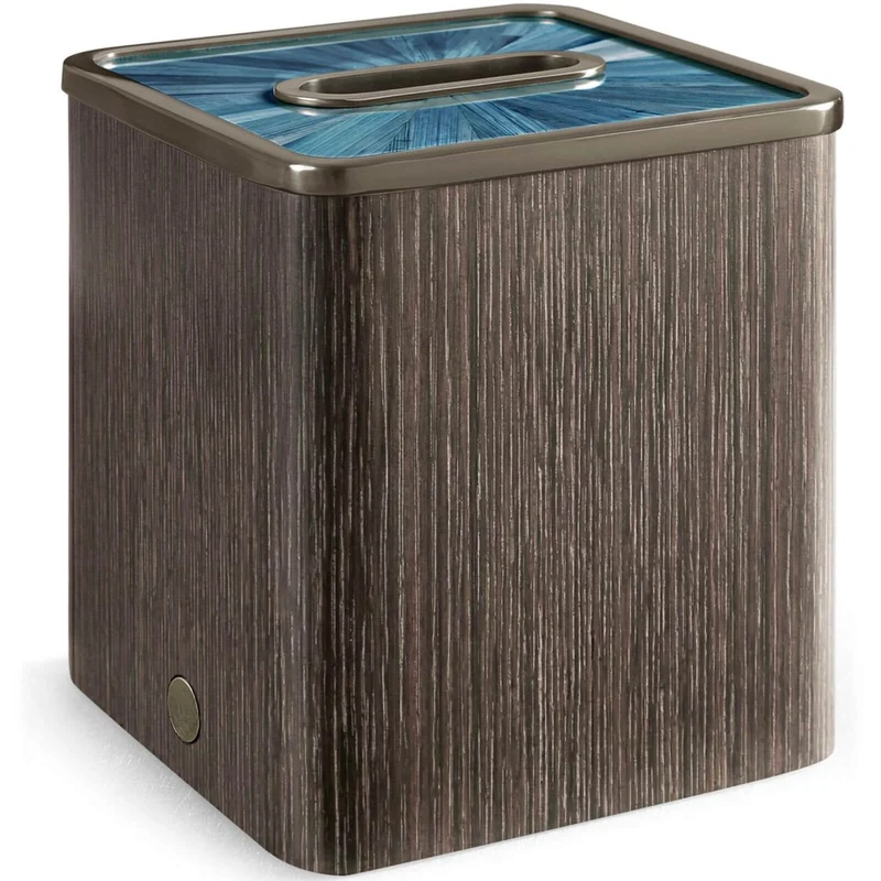 Sapphire Square Tissue Box