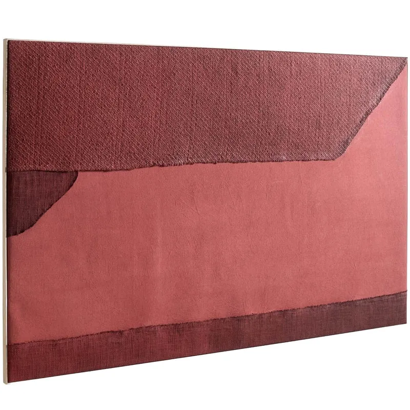 Ruby Denim Mixed Media Artwork