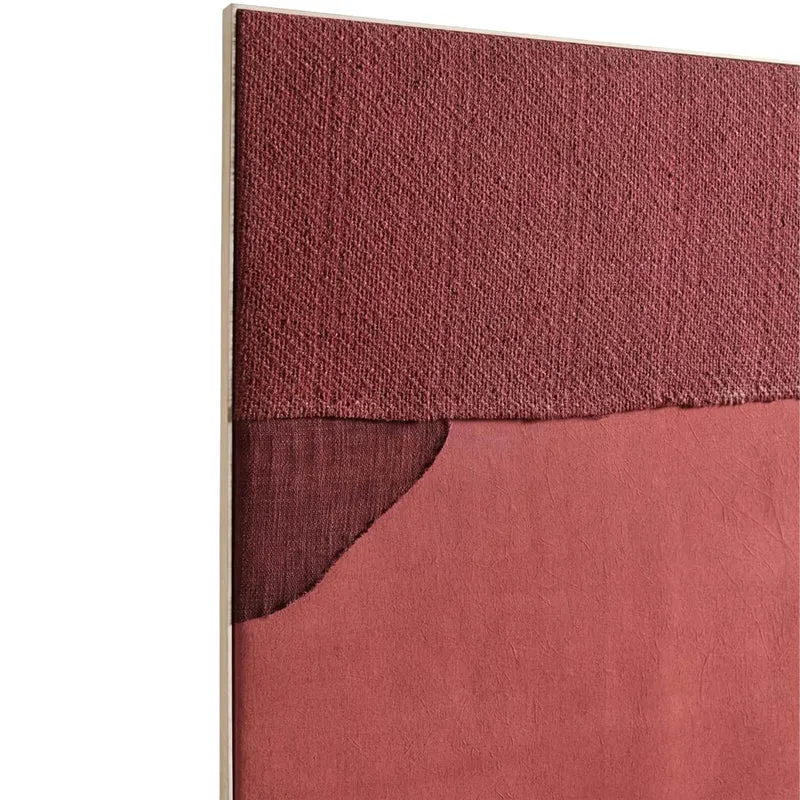 Ruby Denim Mixed Media Artwork