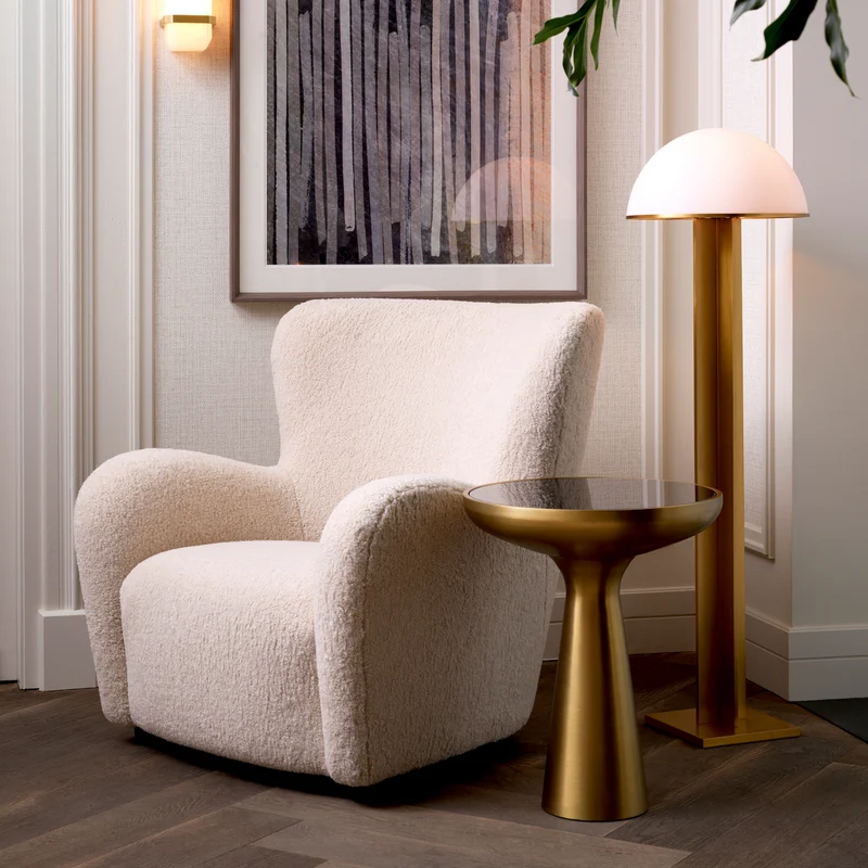 Side Table Lindos Low Brass