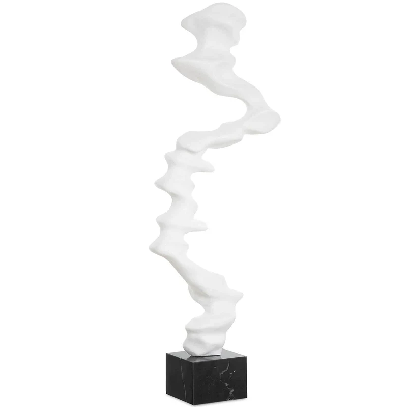Flux Indoor-Outdoor White Sculpture