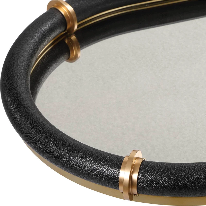 Cyprus Black Oval Tray