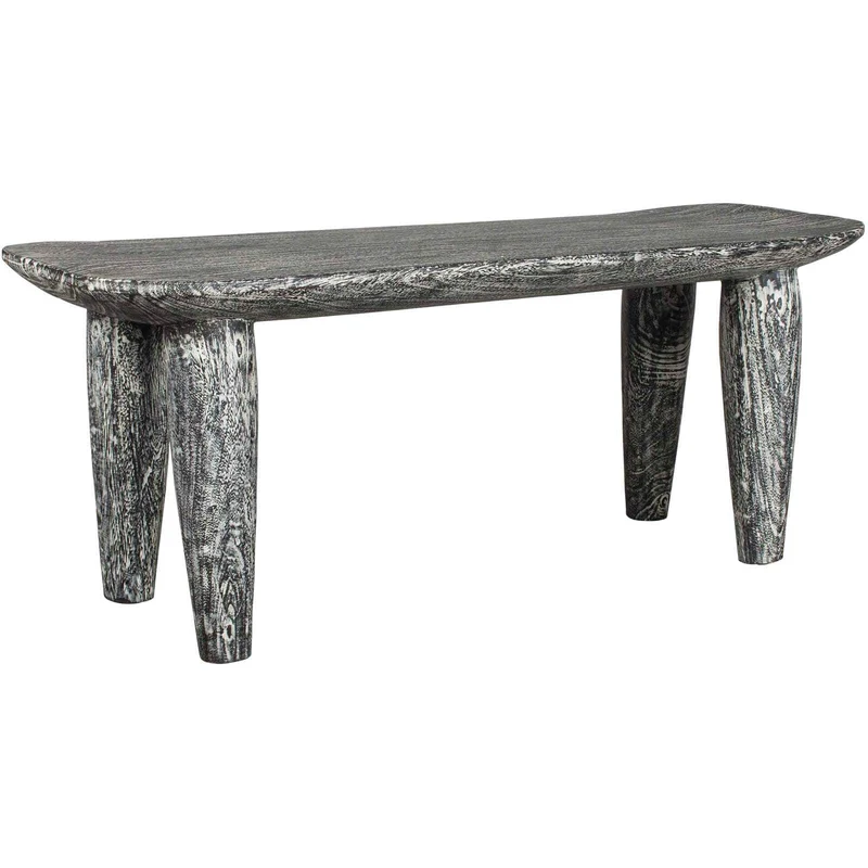 Fade To Black Wood Bench
