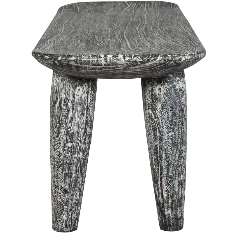 Fade To Black Wood Bench