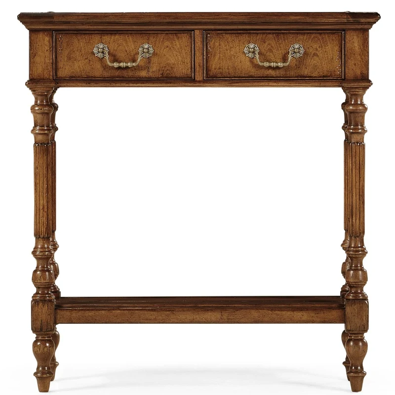 Small Narrow Walnut Console Table