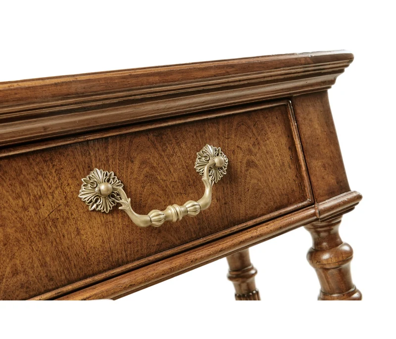 Small Narrow Walnut Console Table