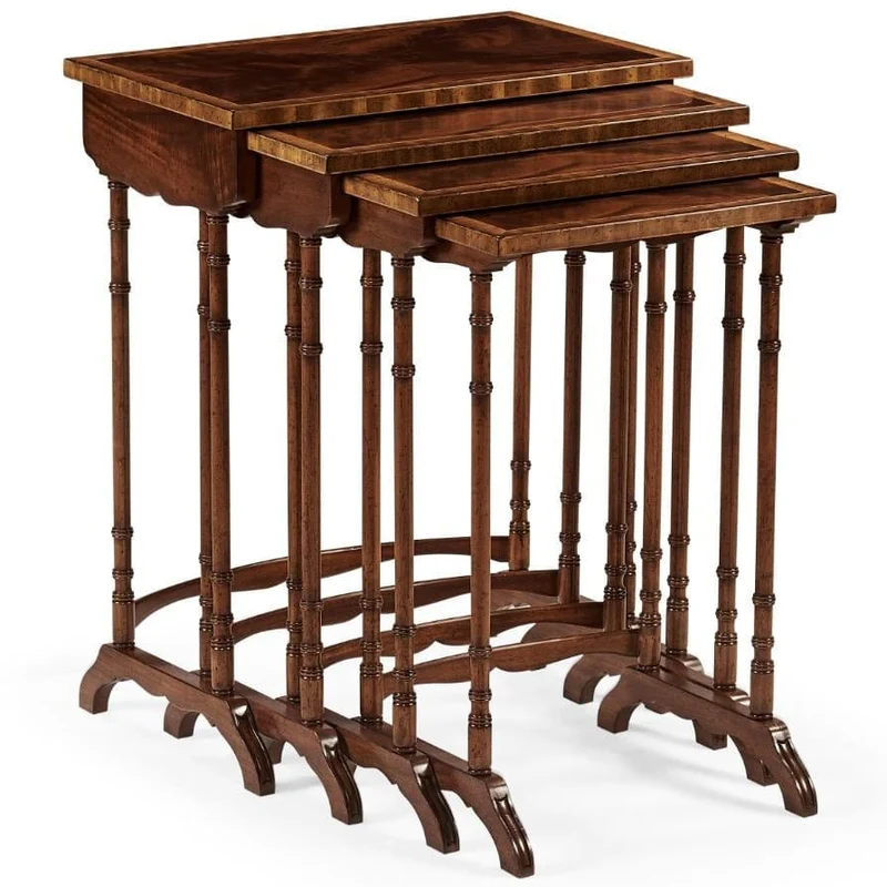 Regency Mahogany Nesting Tables