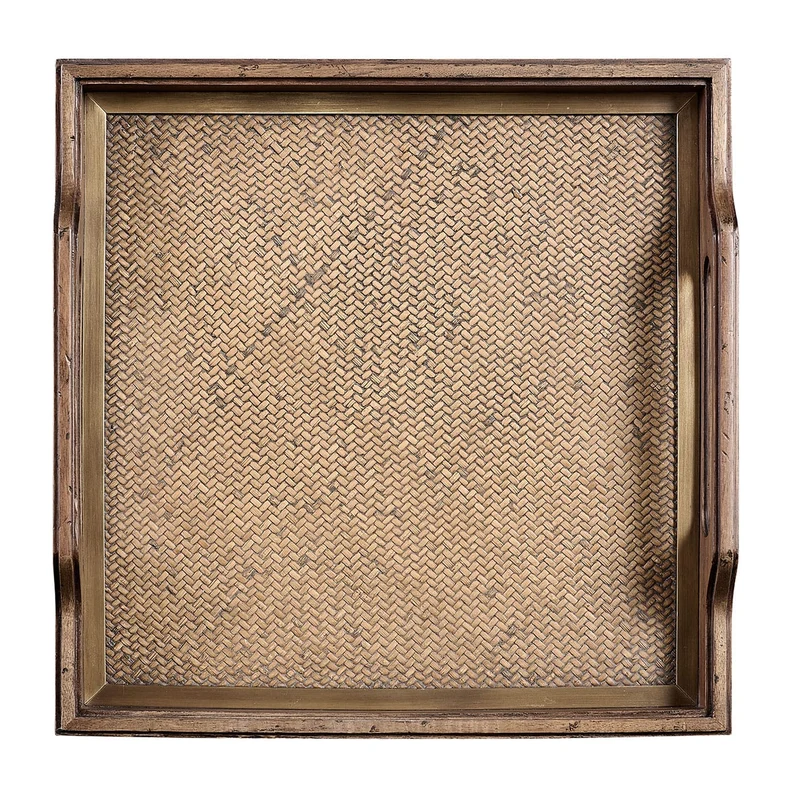 Palm Court Square Tray - Set of 2
