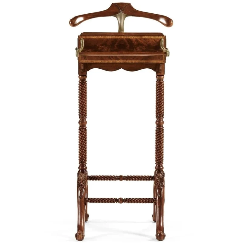 Mahogany Valet Stand with Stud Box