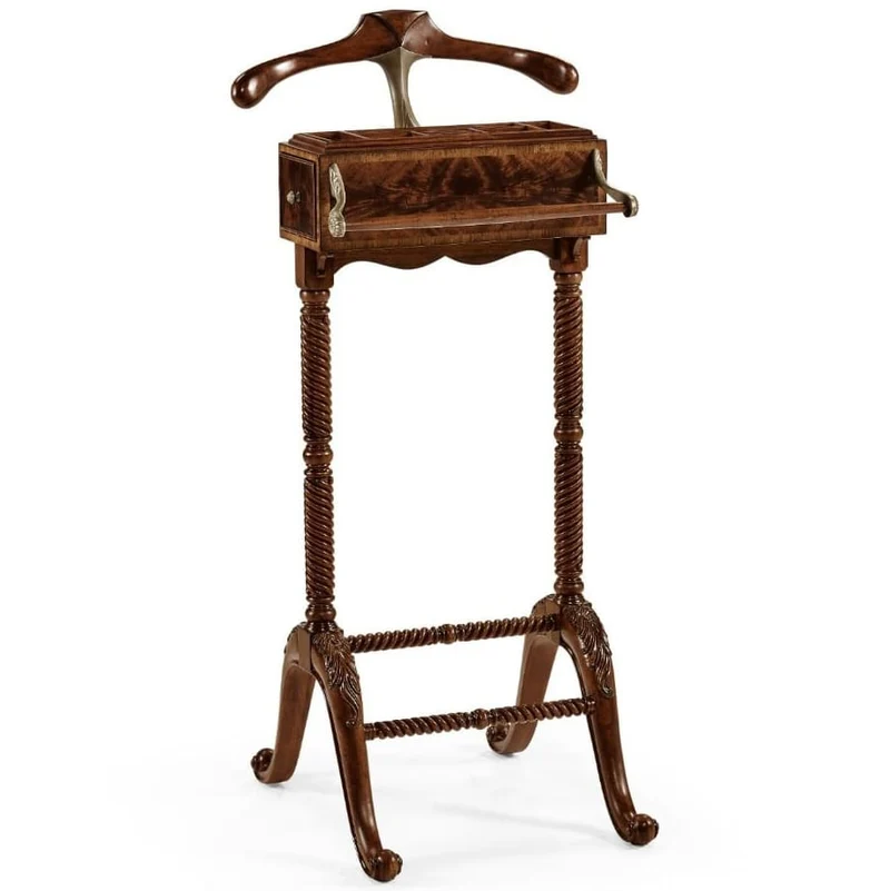 Mahogany Valet Stand with Stud Box