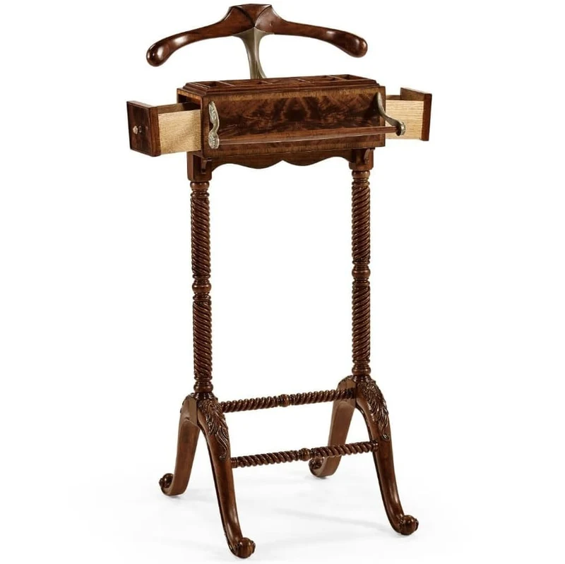 Mahogany Valet Stand with Stud Box