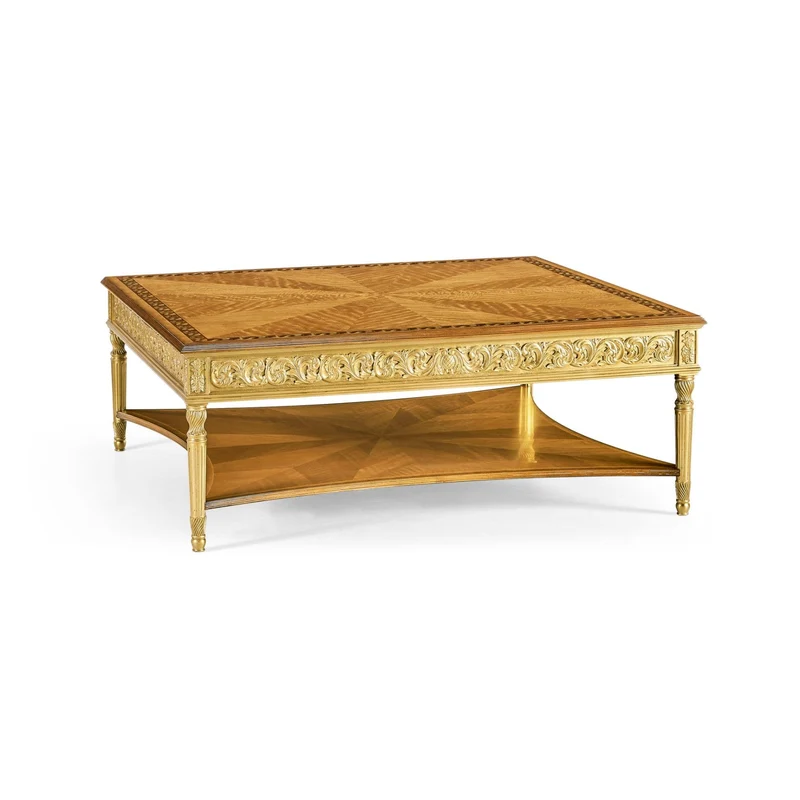 Louis XIV Style Square Coffee Table