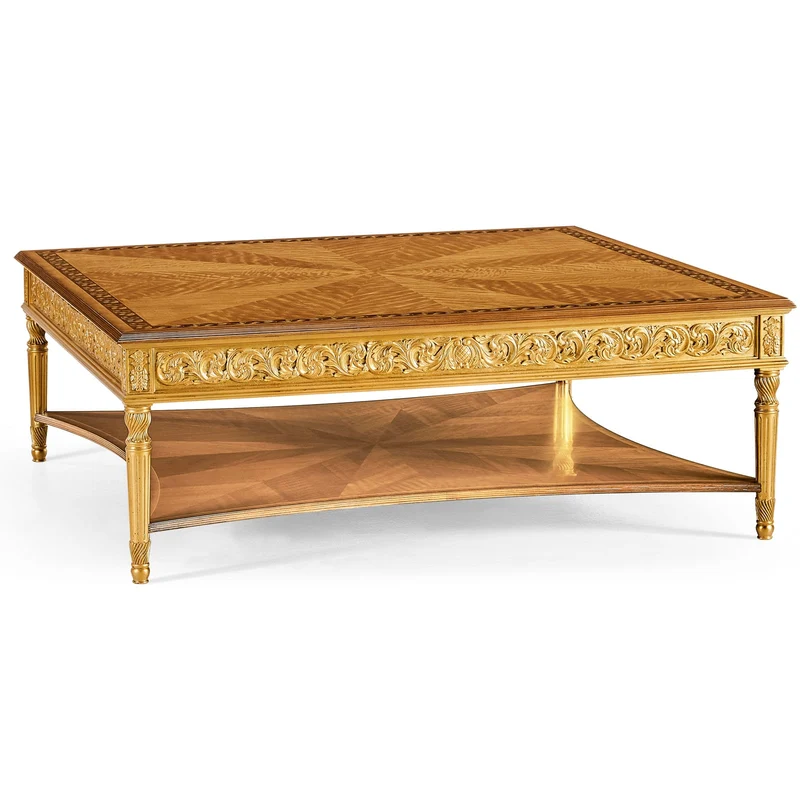 Louis XIV Style Square Coffee Table