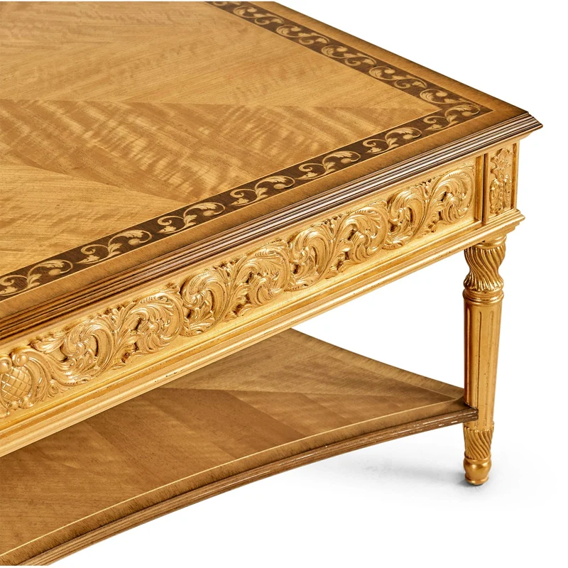 Louis XIV Style Square Coffee Table