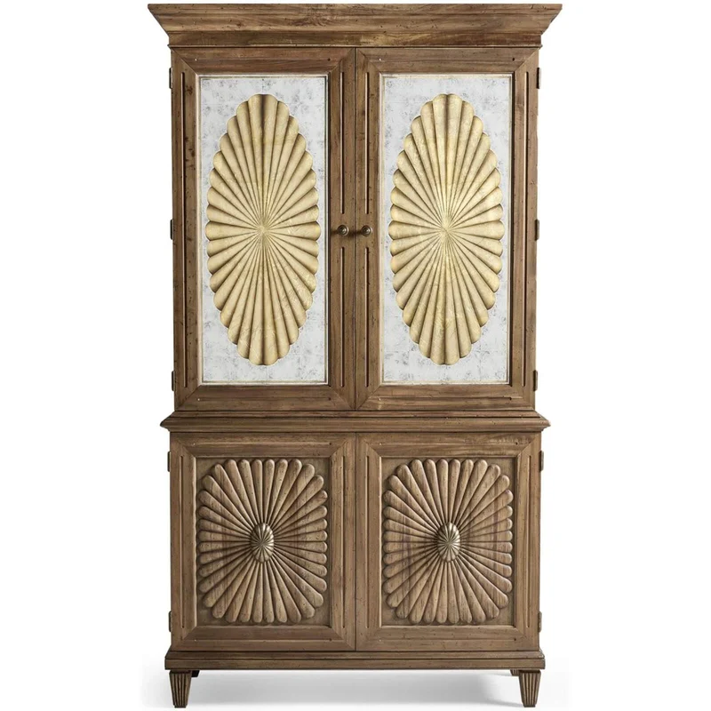 Palm Court Starburst Bar Cabinet
