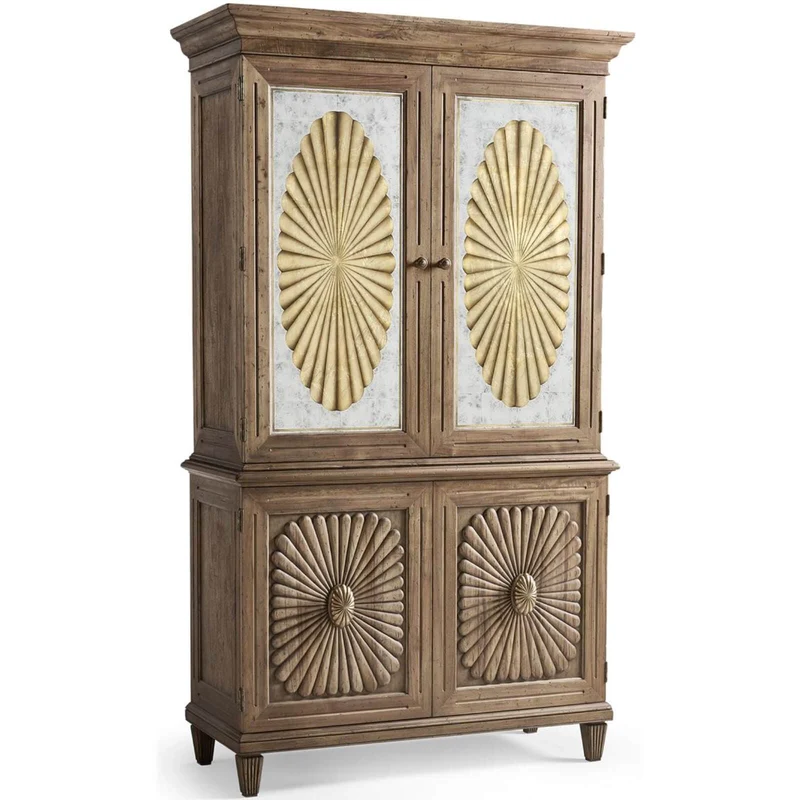 Palm Court Starburst Bar Cabinet