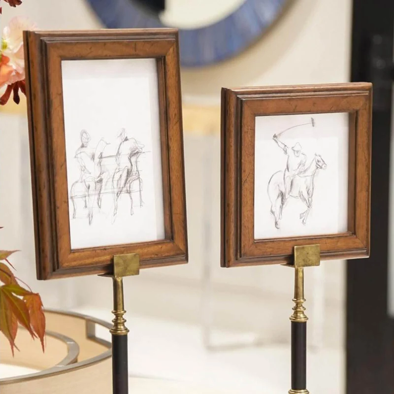 Orsman Walnut Picture Frame Stand - 5"x5"