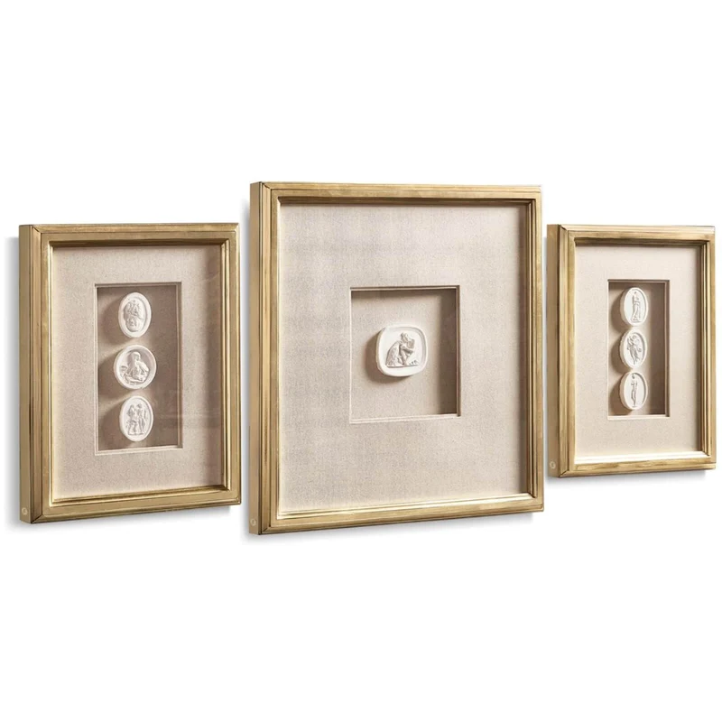 Cameo Profiles Shadow Boxes - Set of 3