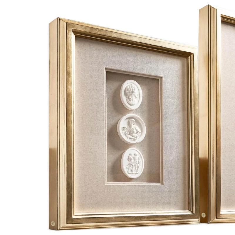 Cameo Profiles Shadow Boxes - Set of 3