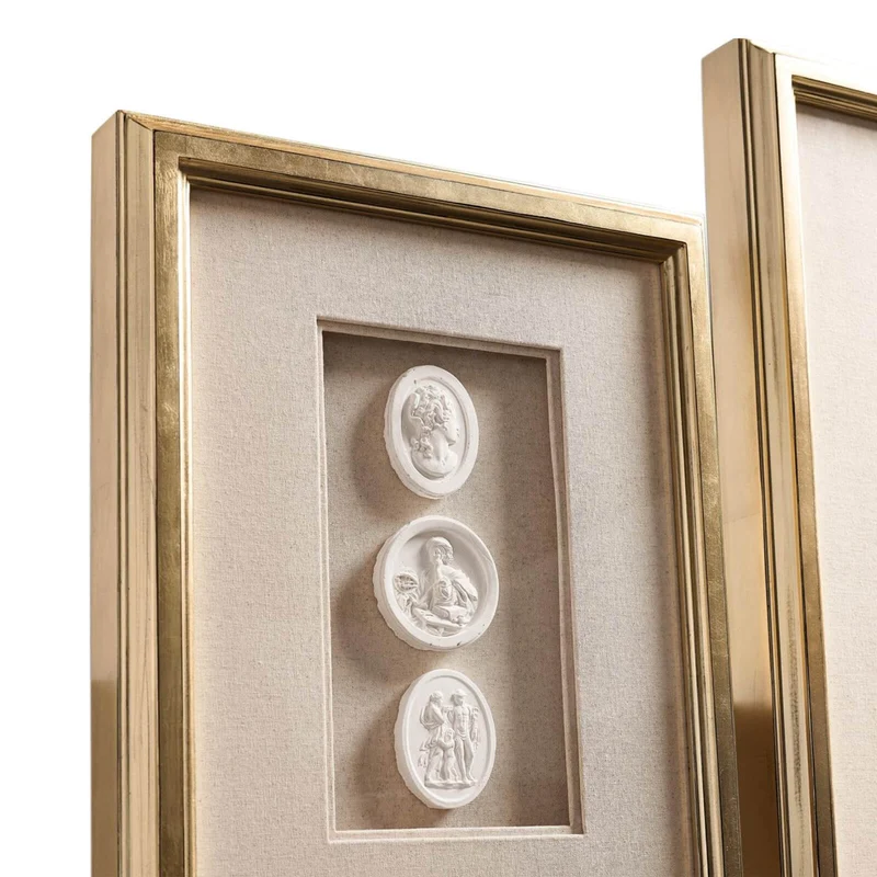 Cameo Profiles Shadow Boxes - Set of 3