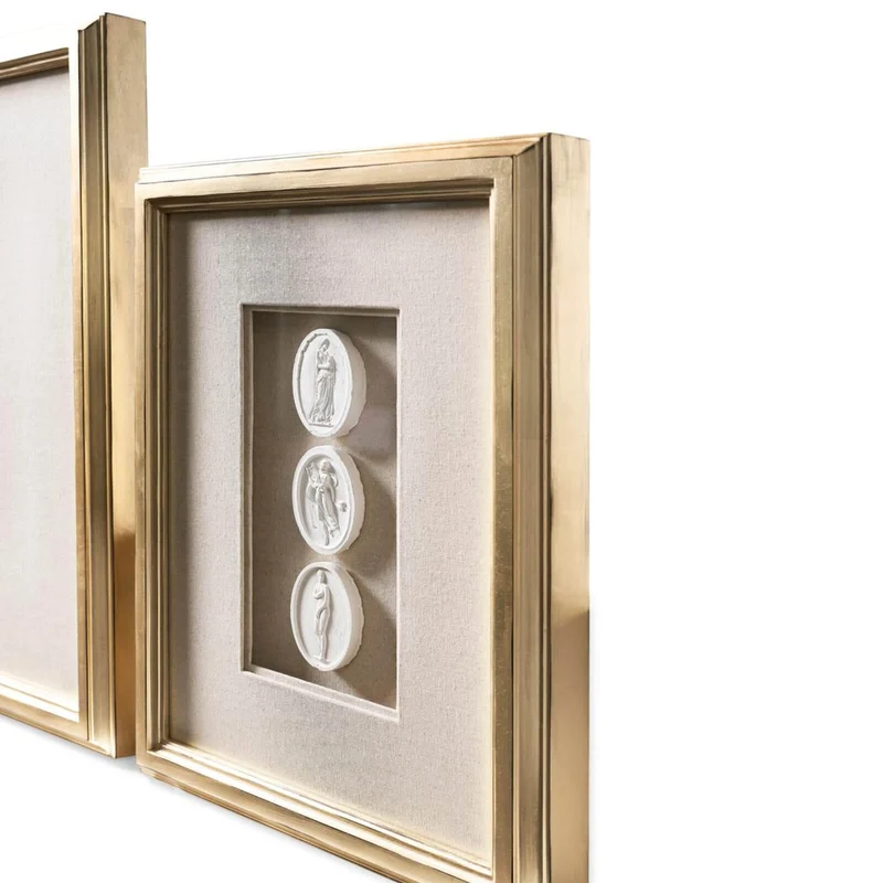 Cameo Profiles Shadow Boxes - Set of 3