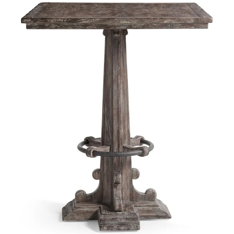 Caldera Oscura Square Bar Table